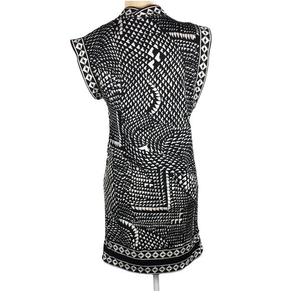 BCBGMaxazria Black White Dress Size XS - Picture 3 of 7